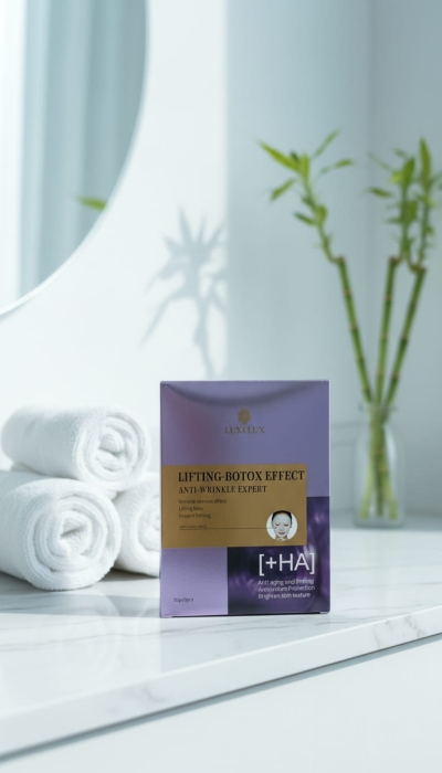 Ekspercka Maska Przeciwstarzeniowa z Kwasem Hialuronowym - Luxelux